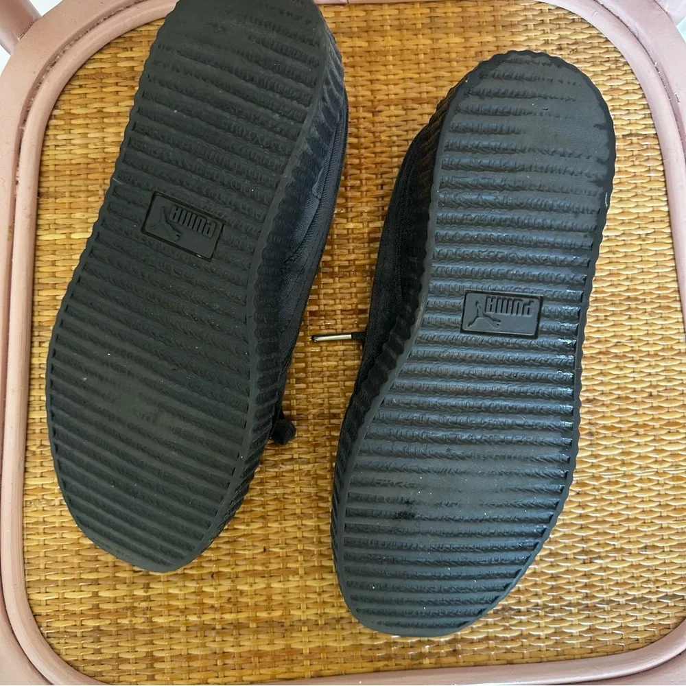 Puma x Fenty Limited Edition Velvet Creepers Platform Grey